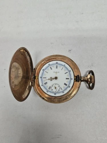 Elgin 1912 Antique  Pocket Watch  15J  6s  16734478 Grade 295  NON-WORKING