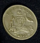 Photo of a 1955 Australia Sixpence from an eBay sale