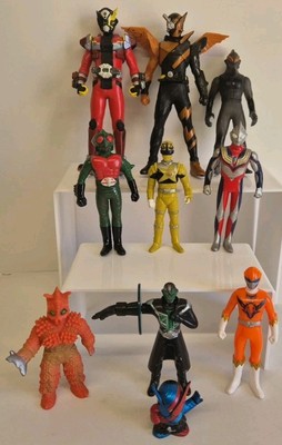 Ultraman Kaiju Sofubi Vinyl Figure Bundle X 10 Bandai Yapool Geiz Tenbin #18