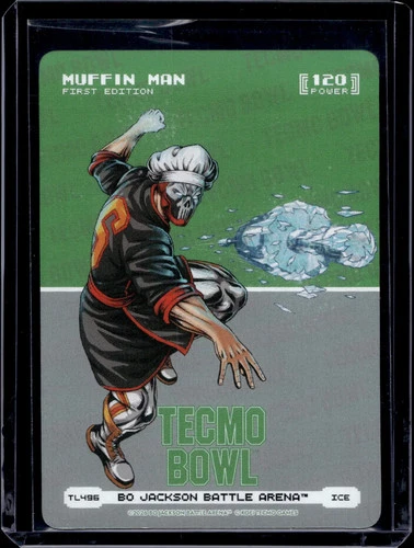 2026 Bo Jackson Battle Arena Tecmo Bowl Muffin Man Ice First Edition #TL496