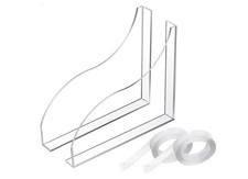 2pcs Shower Splash Guard for Tub Bathtub Water Barrier Removable Protector