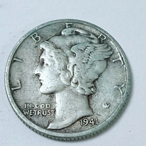 1941 Mercury Dime ~ FINE DETAILS~ 90% Silver #4642