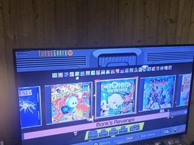 TurboGrafx-16 Mini Duo Console TURBO GRAFX 2020 HDMI With Two Controllers. Works