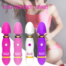 Rechargeable Handheld Massager Vibrator Wand Silicone Vibrating Massage