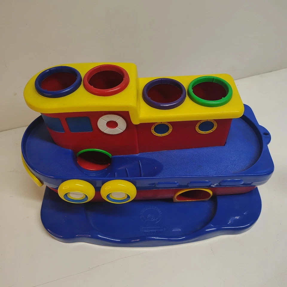 Discovery Toy Hammer Away BOAT LARGE Kid Powered Learning Pound Roll Activity - Image 4 of 4