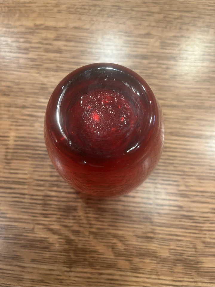 Комплект из двух обетов из красного рубинового стекла Crate & Barrel - Изображение 4 из 4