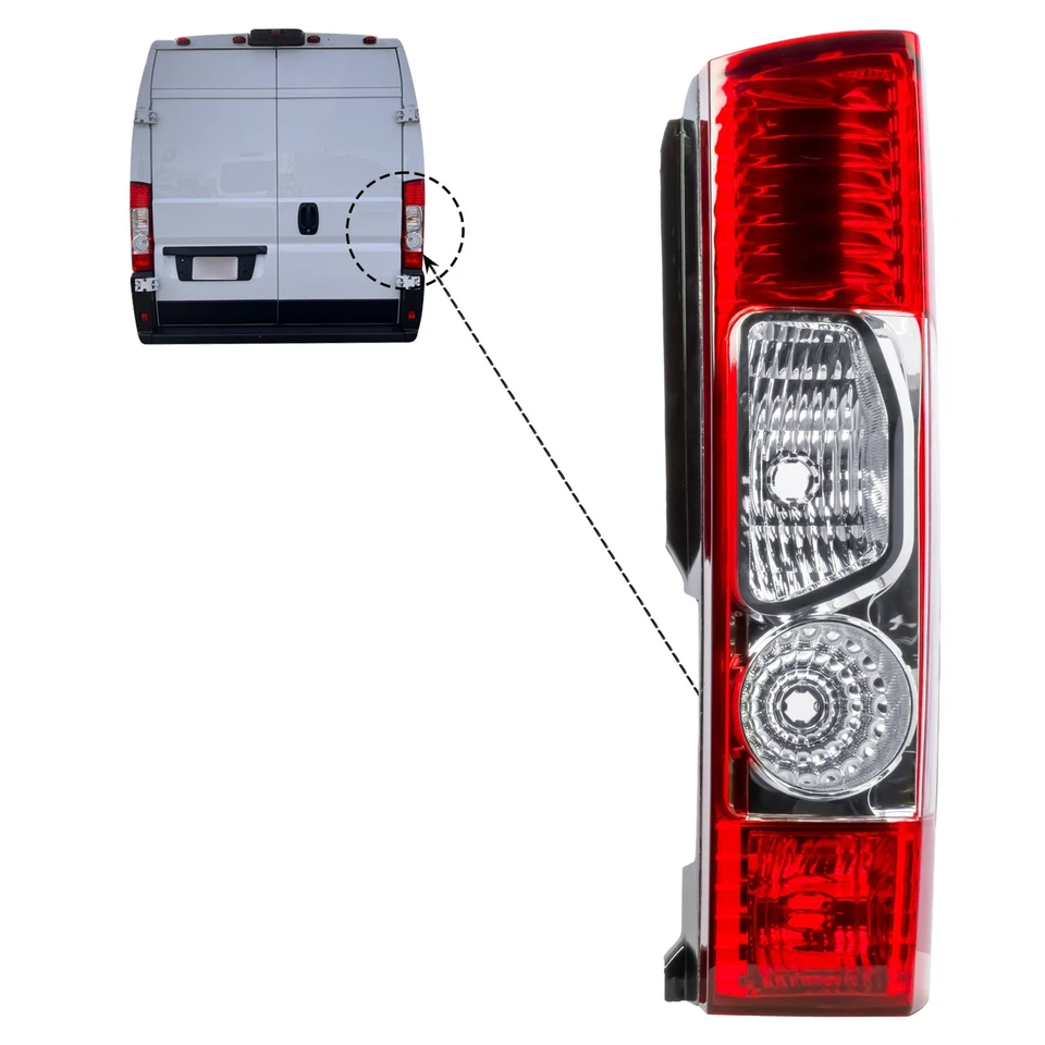 Luz trasera lateral derecha pasajero para 10-24 RAM Promaster 1500 2500 3500 Foto 4 de 4