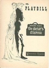 1955 Playbill THE DOCTOR'S DILEMMA Roddy McDowall Sidney Lumet Betty Sinclair
