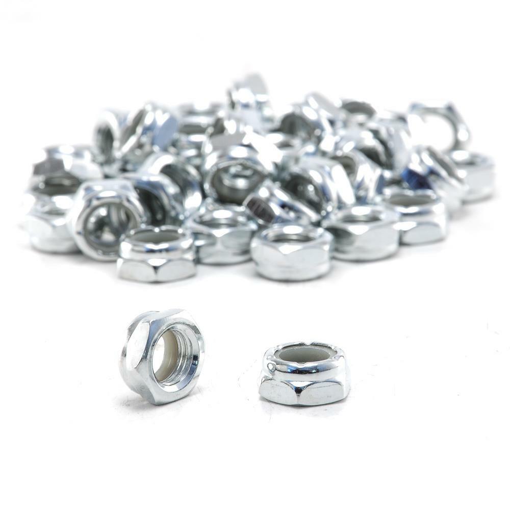 50x Universal Kingpin Nuts, Bulk skateboard Hardware fits all modern trucks