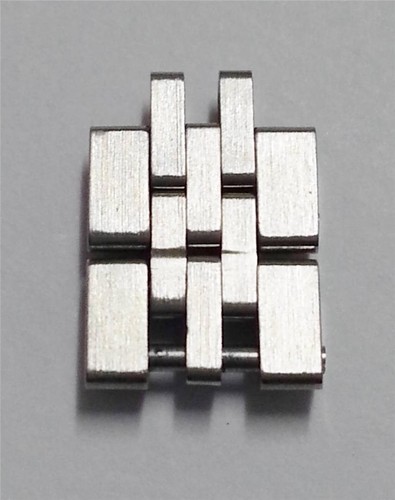 Rolex Ladies SS Bracelet Extra Watch Band Link 10mm x 02 Links For 69174 (LK268) - Picture 5 of 6