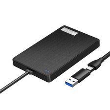 500GB Slim Portable External Hard Drive HDD – USB 3.0/Type-C High-Speed Storage