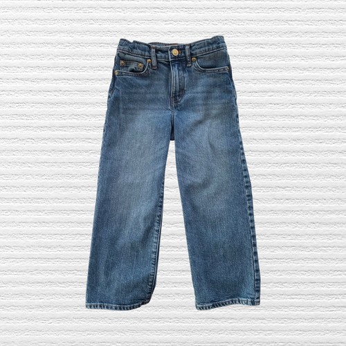 J Crew Crewcuts Boys Classic Straight Leg 5-Pocket Jeans Blue Denim Size 7