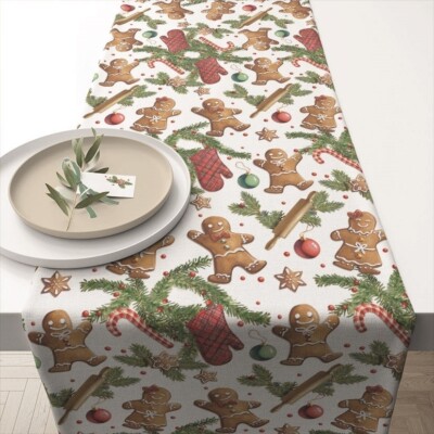 Tischläufer GINGERBREAD COOKIES 40x150cm by Ambiente | Weihnachten, Lebkuchenman