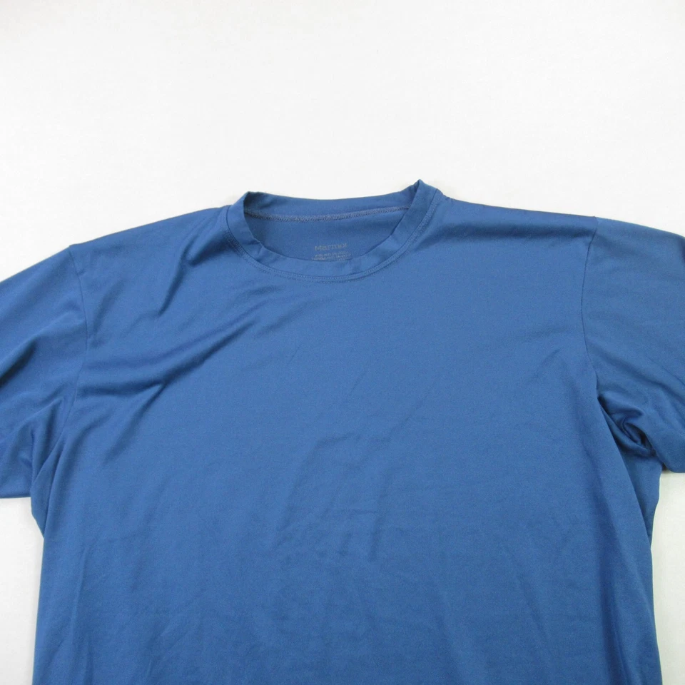 Camisa Marmot para mujer grande manga corta cuello redondo pulóver elástico entrenamiento Foto 3 de 4