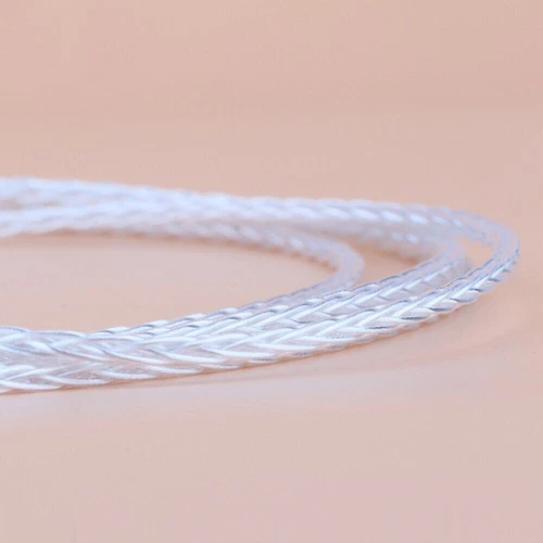 Pair OCC Single Crystal Silver Plated RCA Hi-end Audio Interconnect Signal Wire - Picture 6 of 6