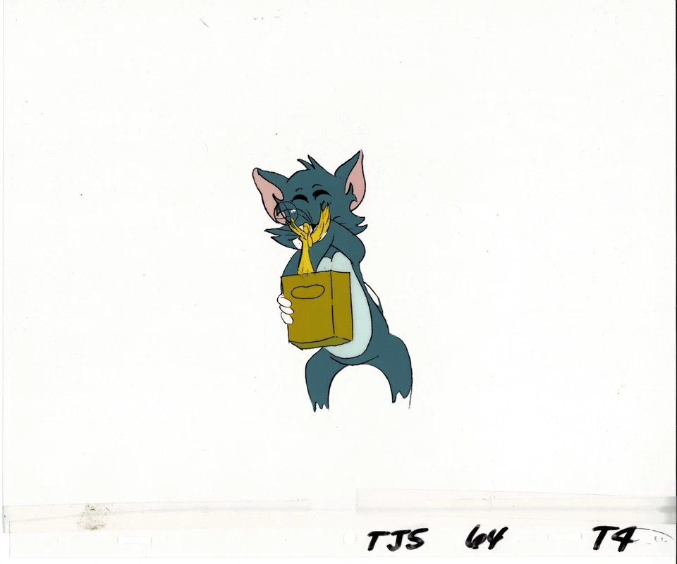 Tom & Jerry Original Production Animation Cel Filmation 1980-82 tjt4m - Image 1 of 1