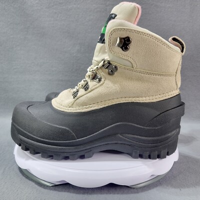 Size 7 - Womens Itasca Granite Peak Thinsulate Waterproof Boots Light Beige Pink