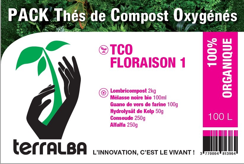 Pack TCO floraison 1 aux micro-organismes pour thé de compost