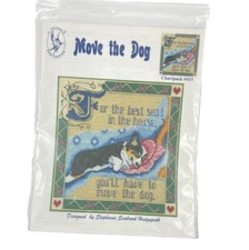 Move the Dog Counted Cross Stitch Chart by Pegasus Originals Chartpack #415
