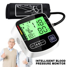 Extra Large Backlit Display Automatic Upper Arm Blood Pressure Monitor Digital