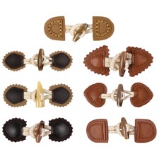 7 Pairs Bbl Speaker Faux Horn Buckle Sweater Button Dust Coat Buttons