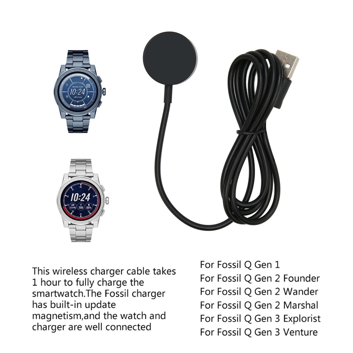 Charger Dock for Fossil Q Gen Gen Gen Wander Gen Gen Gen
