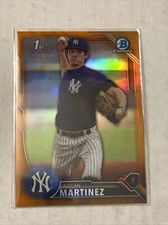 2016 Bowman Chrome Nolan Martinez Prospect Orange Refractor #19/25