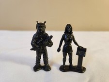 Vintage Galaxy Laser Team Figure Lot Of 2 Tim-Mee Aliens Space.