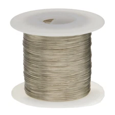 22 AWG Gauge Tinned Copper Wire Buss Wire 250' Length 0.0254" Silver