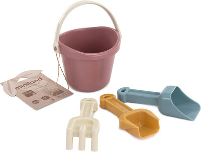 ECO Baby Sandkasten - Strandspielzeug für Kinder. 4-teiliges Set zum Spielen im 