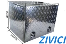 30" (L) X 23"(W) X 23" (H) Aluminum Generator Tool Box With Keys