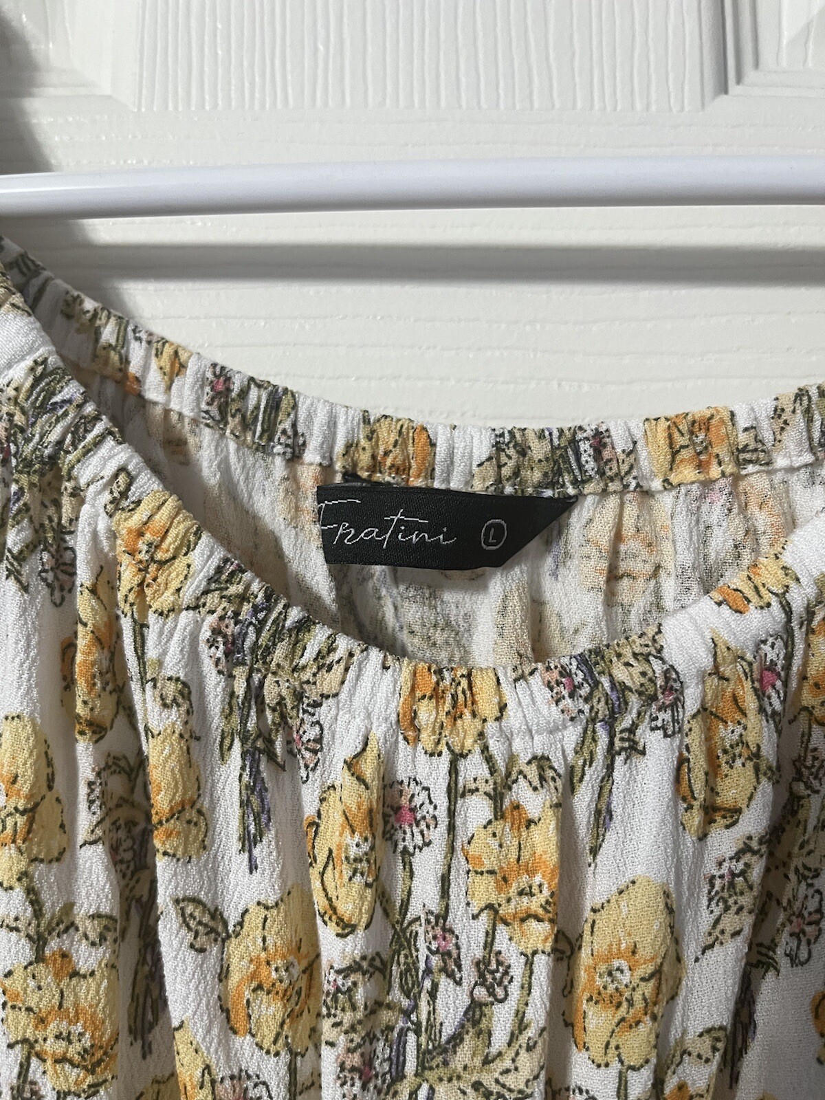 Aesthetic Floral Squareneck Flowy Sundress Fratini - image 2