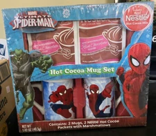 Marvel Ultimate Spiderman Nestle Hot Cocoa Mug Set 2 Mugs – NIP