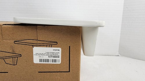 Fytz Design Mini Wood Tag Shelves (AHD20001) Set of 2 - Complete, White - Picture 2 of 7