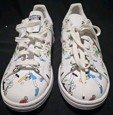  STAN SMITH ディズニー adidas Originals Stan Smith Disney Goofy White Boys Classic Casual