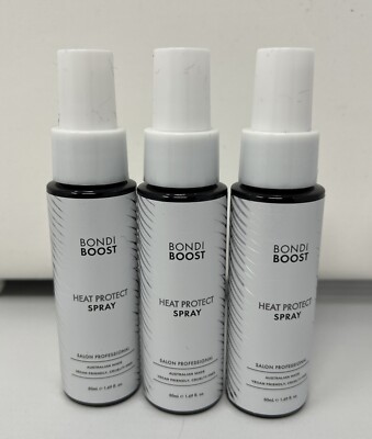 3X Bondi Boost Heat Protect Spray 50ml/1.69oz Ea Travel Sizes E3