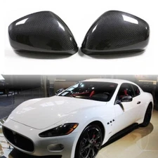 Dry Carbon Fiber Side Mirror Cover For Maserati GranCabrio GranTurismo GTS 08-20