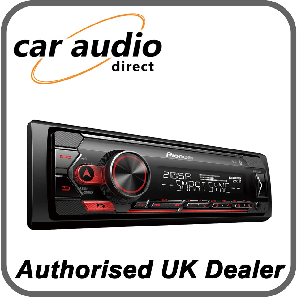 Pioneer MVH-S420BT - Mechless Media Player with Bluetooth, USB, AUX, FLAC, WMA - Image 2 of 2