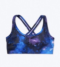 NEW Victoria's Secret PINK Ultimate Cross Back Lightly Lined Sports Bra Space S