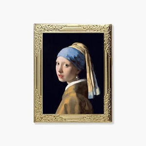 Authentic REAL SIC - Art Frame Enamel Pin - Premium Gold-Plated Frame with Famous Artis...