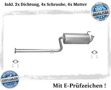 Mittelschalldämpfer für Hyundai Atos / Atos Prime 1.0 1.1 Auspuff Dichtung