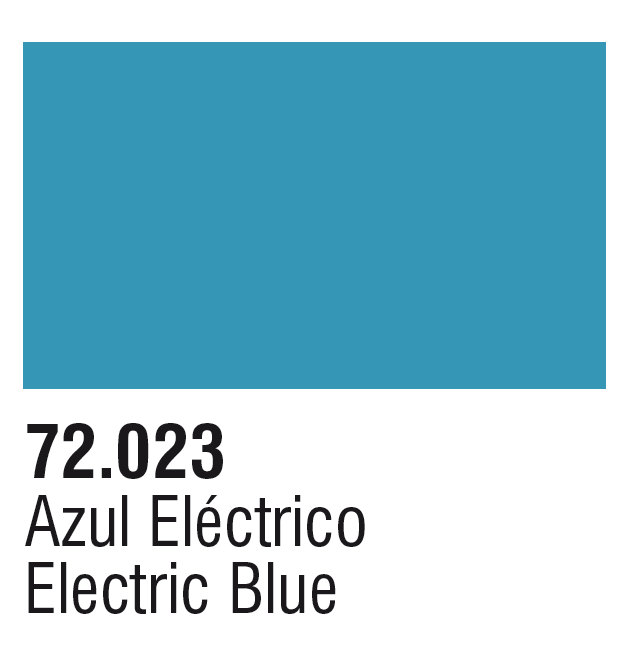Vallejo 72.023 Electric Blue [17ml] (Game Color) Acrylic Paint Ice Elf