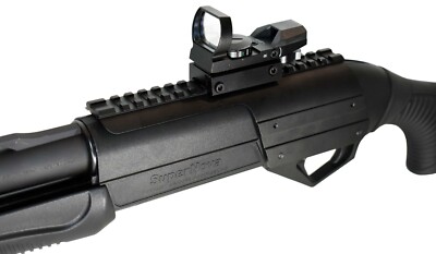 Trinity reflex sight with rail mount compatible with Benelli Nova Supernova 12ga