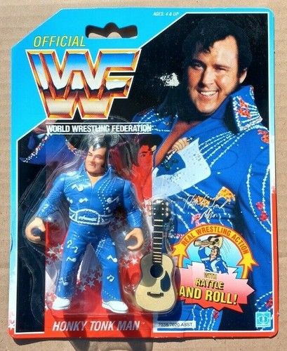 WWF Hasbro HONKY TONK MAN Series 2 Figure NEW Blue...