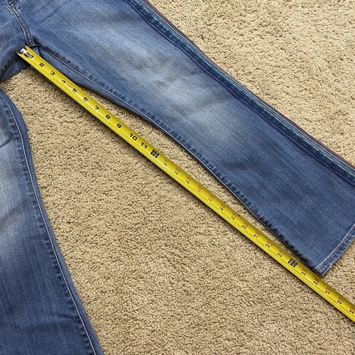 LEE High Rise Kick Flare Rainbow Button Fly Pride Month Jean 23x26 - Picture 7 of 9