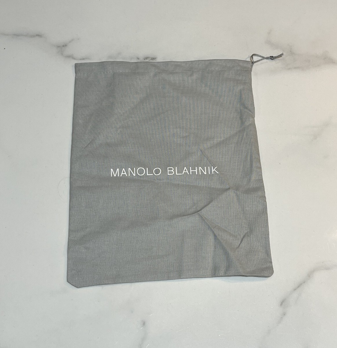 Manolo Blahnik Shoe Dust Bags Gray 13.5” X 10” - FREE
