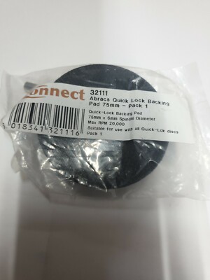 Abracs Quick Lock Stützteller 75 mm x 6 mm Spindeldurchmesser
