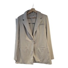 Calvin Klein Women's Blazer In Ash Size 18
