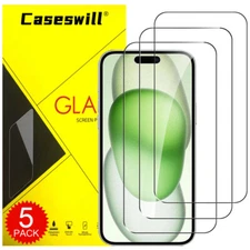 For iPhone 16E 16 15 14 Plus 13 12 11 Pro Max HD Tempered Glass Screen Protector