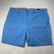 Polo Ralph Lauren Shorts Men 51 Blue Twill Chino Flat Front Stretch Classic Fit